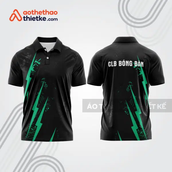 Mẫu thiết kế áo thun có cổ thi đấu bóng bàn bb1233