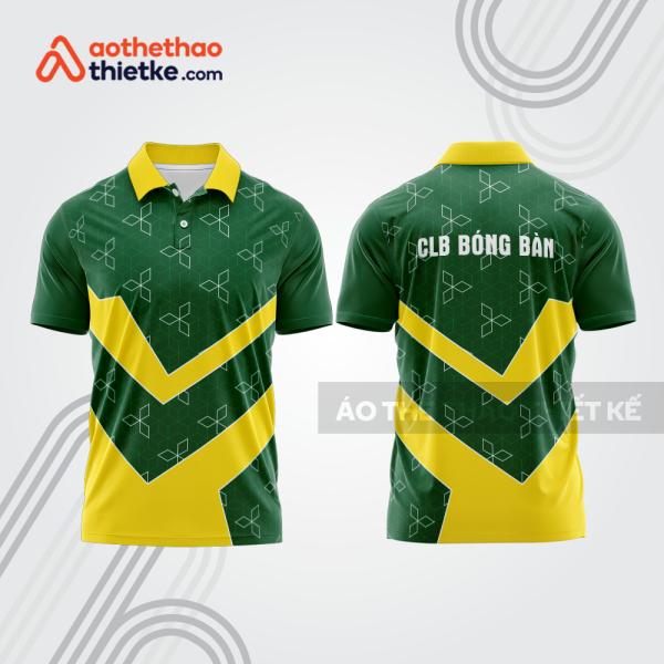 Mẫu thiết kế áo thun có cổ thi đấu bóng bàn bb1235