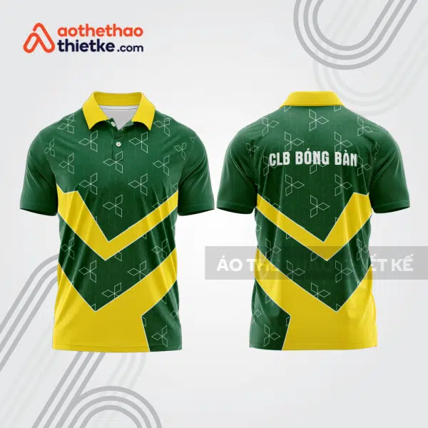 Mẫu thiết kế áo thun có cổ thi đấu bóng bàn bb1235