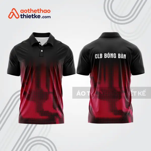 Mẫu thiết kế áo thun có cổ thi đấu bóng bàn bb1237