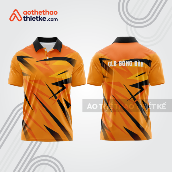 Mẫu thiết kế áo thun có cổ thi đấu bóng bàn bb1239