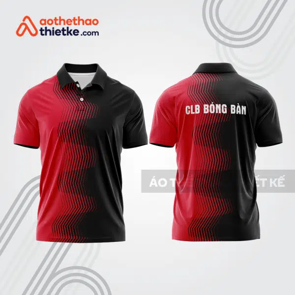 Mẫu thiết kế áo thun có cổ thi đấu bóng bàn bb1240