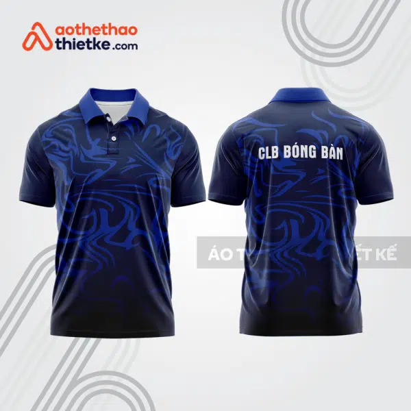 Mẫu thiết kế áo thun có cổ thi đấu bóng bàn bb1241