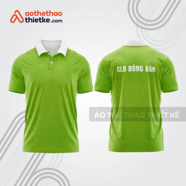 Mẫu thiết kế áo thun có cổ thi đấu bóng bàn bb1243