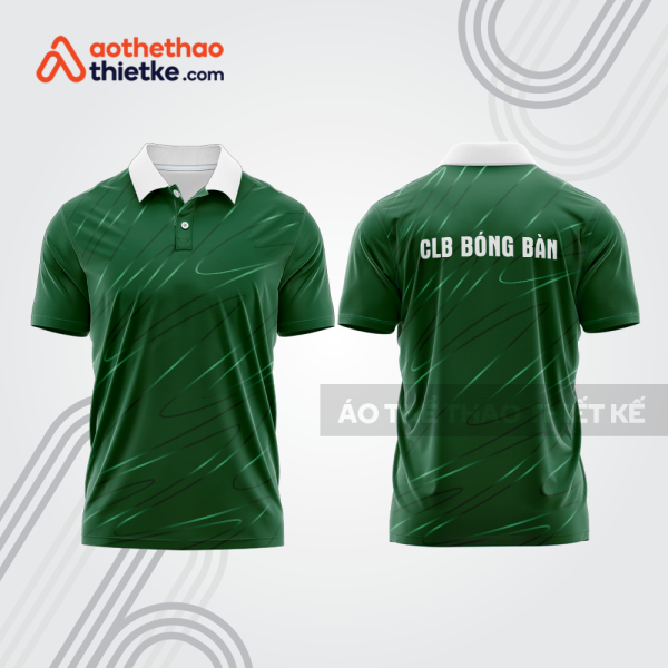 Mẫu thiết kế áo thun có cổ thi đấu bóng bàn bb1247