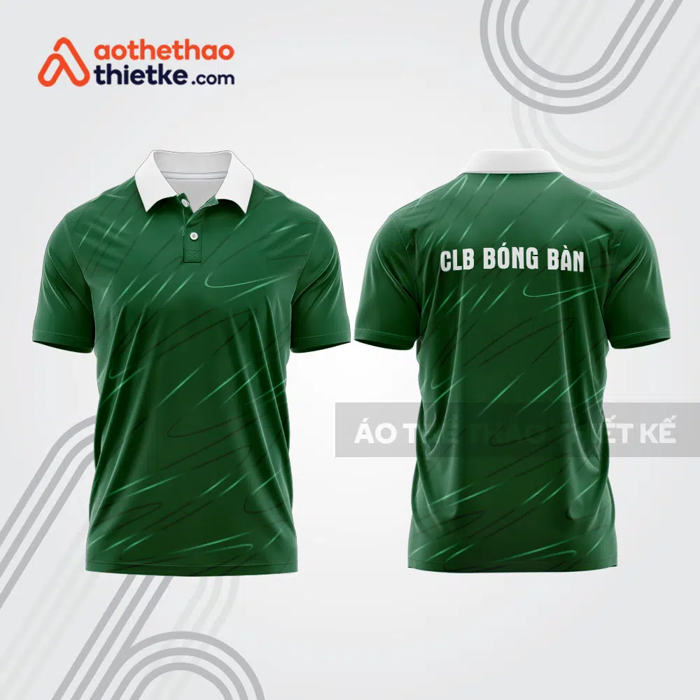 Mẫu thiết kế áo thun có cổ thi đấu bóng bàn bb1247