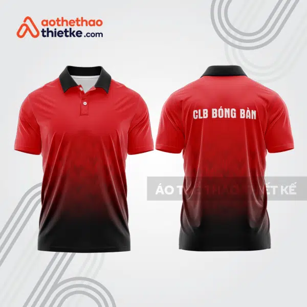 Mẫu thiết kế áo thun có cổ thi đấu bóng bàn bb1254