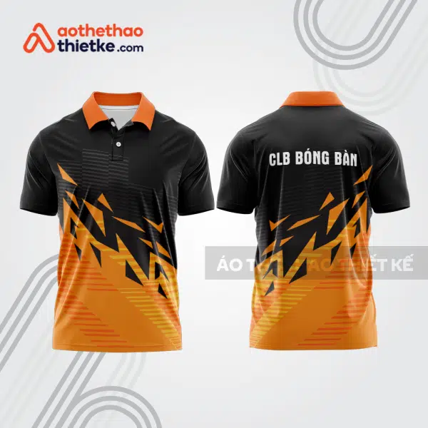 Mẫu thiết kế áo thun có cổ thi đấu bóng bàn bb1261