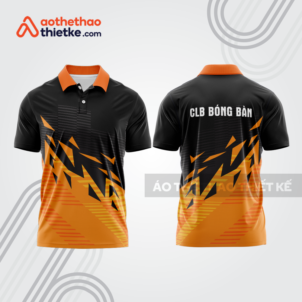 Mẫu thiết kế áo thun có cổ thi đấu bóng bàn bb1261