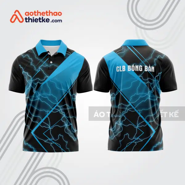 Mẫu thiết kế áo thun có cổ thi đấu bóng bàn bb1262