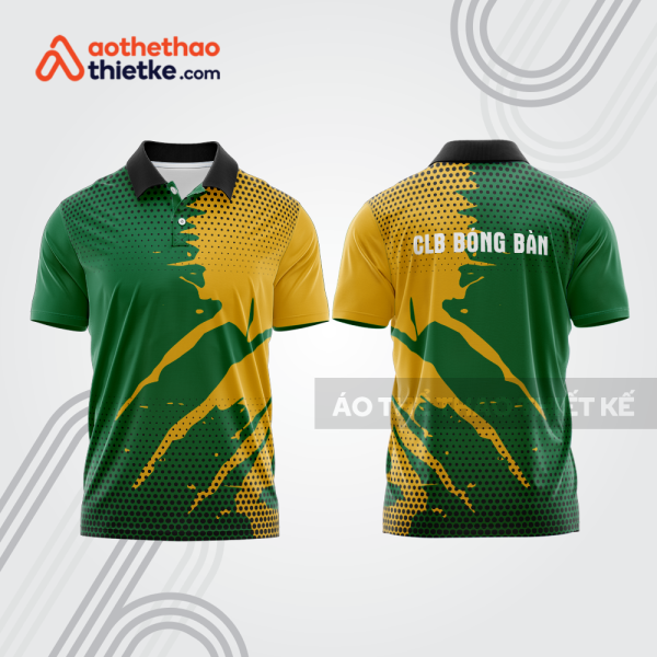 Mẫu thiết kế áo thun có cổ thi đấu bóng bàn bb1265