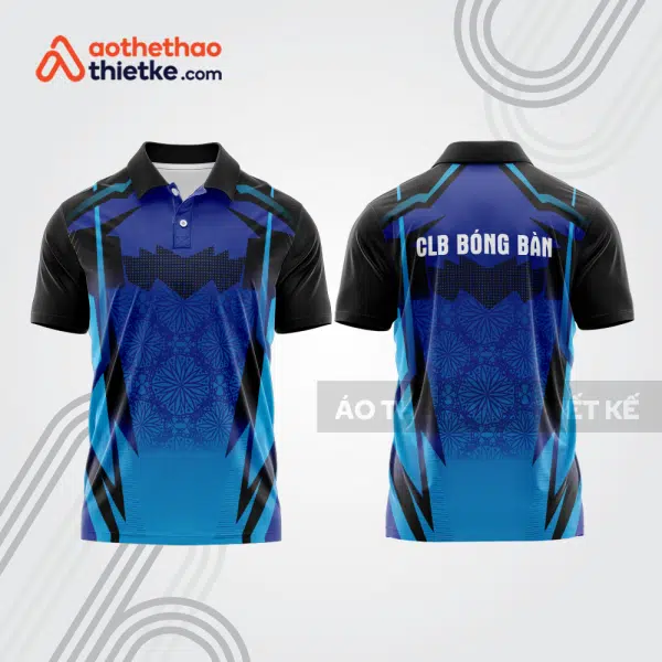 Mẫu thiết kế áo thun có cổ thi đấu bóng bàn bb1266
