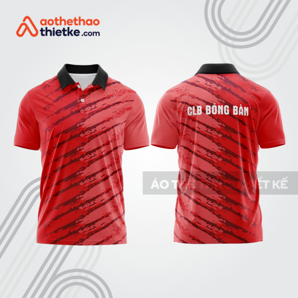Mẫu thiết kế áo thun có cổ thi đấu bóng bàn bb1267