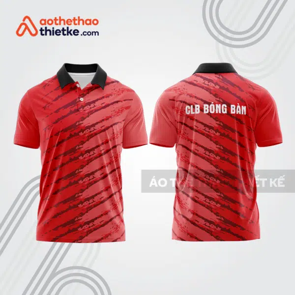 Mẫu thiết kế áo thun có cổ thi đấu bóng bàn bb1267