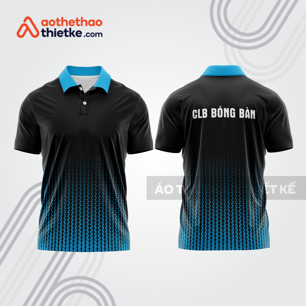 Mẫu thiết kế áo thun có cổ thi đấu bóng bàn bb1268