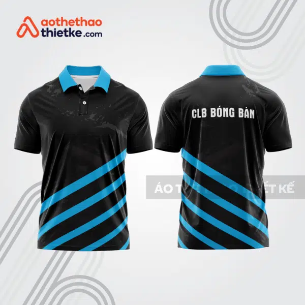 Mẫu thiết kế áo thun có cổ thi đấu bóng bàn bb1270
