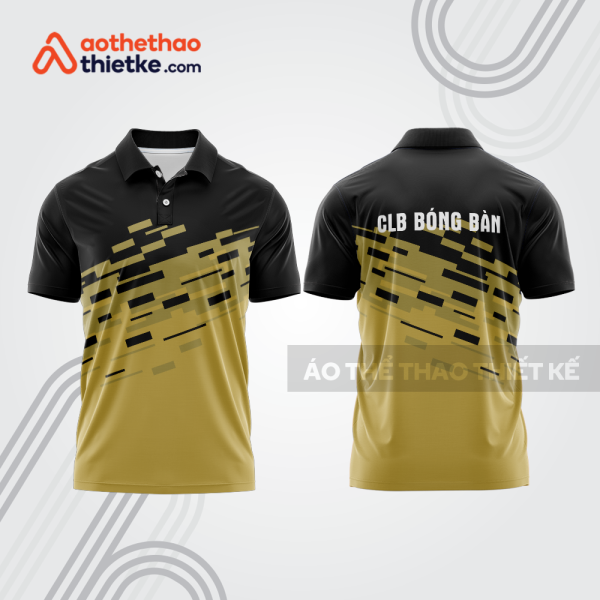 Mẫu thiết kế áo thun có cổ thi đấu bóng bàn bb1271