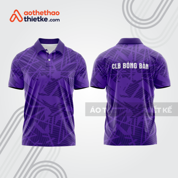 Mẫu thiết kế áo thun có cổ thi đấu bóng bàn bb1272