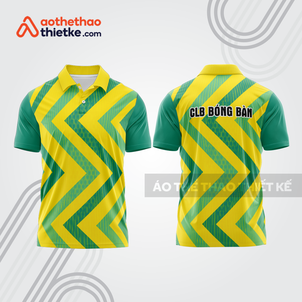 Mẫu thiết kế áo thun có cổ thi đấu bóng bàn bb1274