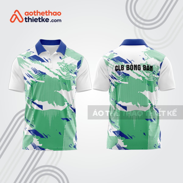 Mẫu thiết kế áo thun có cổ thi đấu bóng bàn bb1275