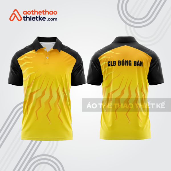 Mẫu thiết kế áo thun có cổ thi đấu bóng bàn bb1276