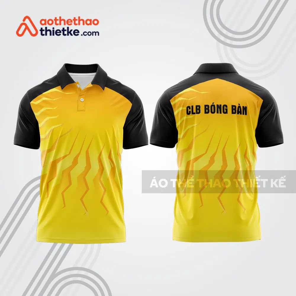 Mẫu thiết kế áo thun có cổ thi đấu bóng bàn bb1276