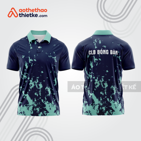 Mẫu thiết kế áo thun có cổ thi đấu bóng bàn bb1277