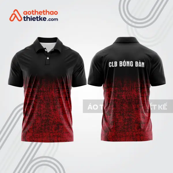 Mẫu thiết kế áo thun có cổ thi đấu bóng bàn bb1279