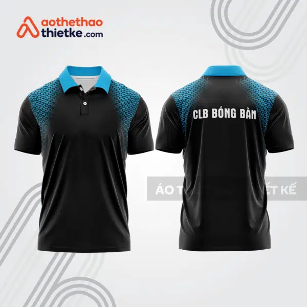 Mẫu thiết kế áo thun có cổ thi đấu bóng bàn bb1280