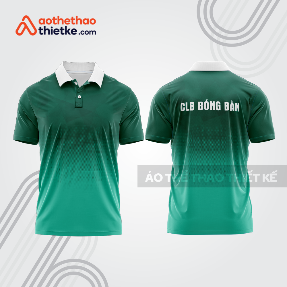 Mẫu thiết kế áo thun có cổ thi đấu bóng bàn bb1284