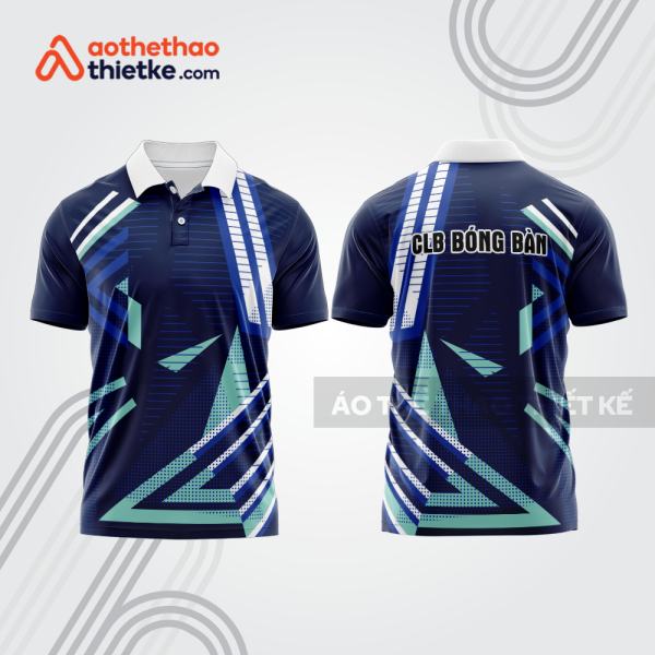 Mẫu thiết kế áo thun có cổ thi đấu bóng bàn bb1285