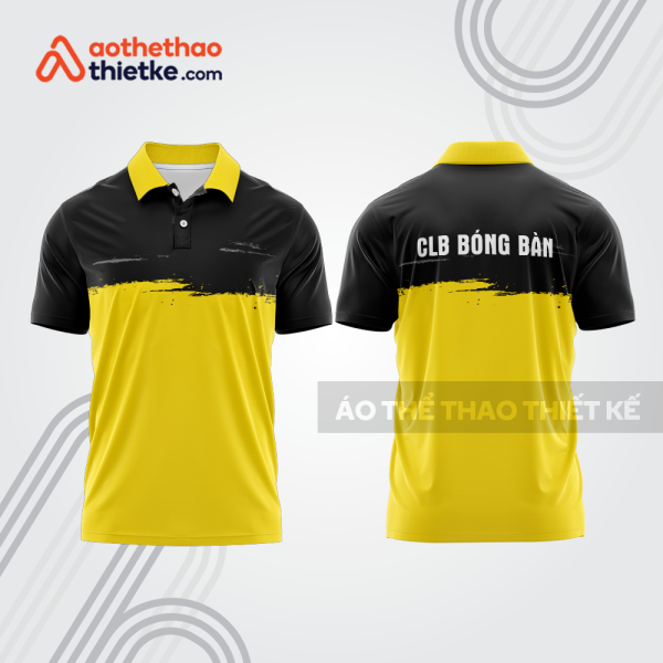 Mẫu thiết kế áo thun có cổ thi đấu bóng bàn bb1286