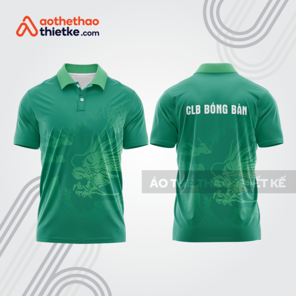 Mẫu thiết kế áo thun có cổ thi đấu bóng bàn bb1290