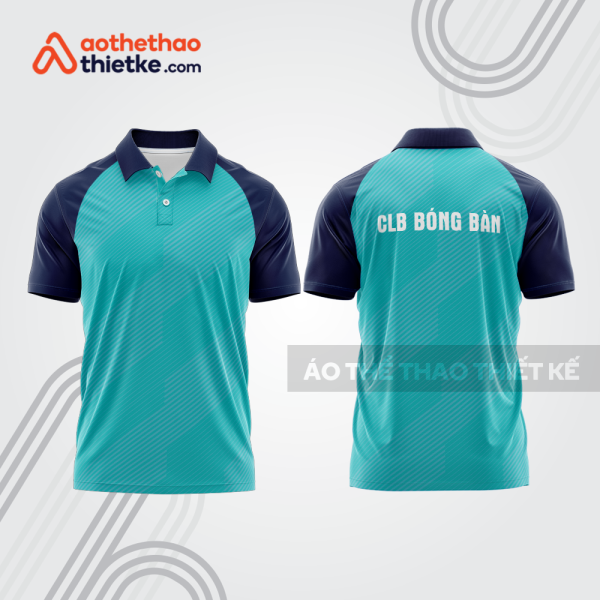 Mẫu thiết kế áo thun có cổ thi đấu bóng bàn bb1291