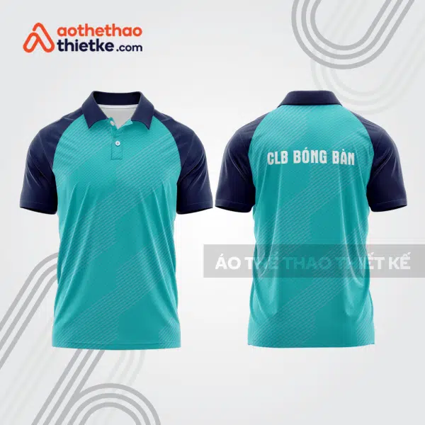 Mẫu thiết kế áo thun có cổ thi đấu bóng bàn bb1291