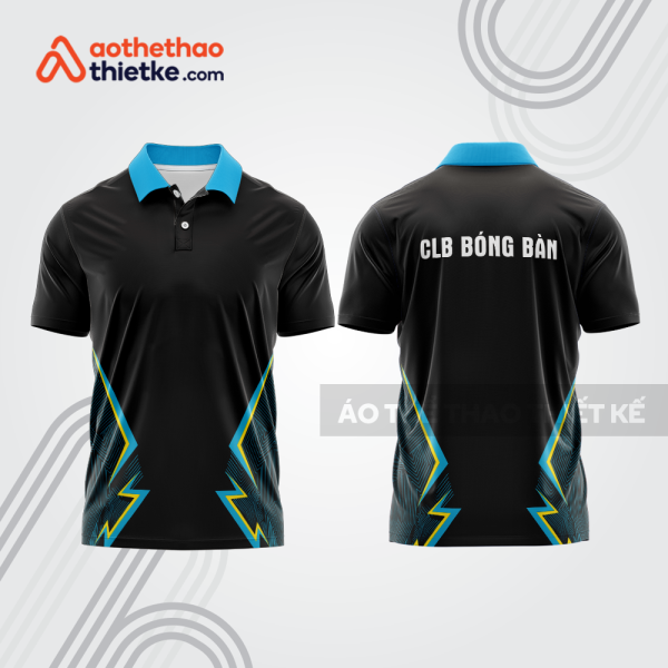 Mẫu thiết kế áo thun có cổ thi đấu bóng bàn bb1296