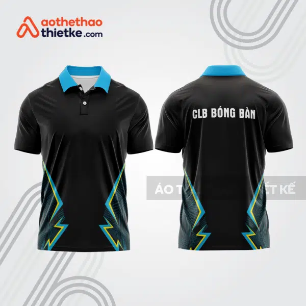 Mẫu thiết kế áo thun có cổ thi đấu bóng bàn bb1296