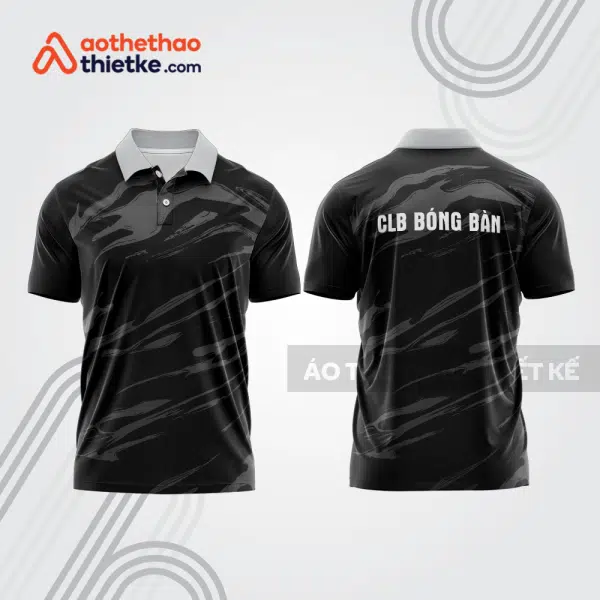 Mẫu thiết kế áo thun có cổ thi đấu bóng bàn bb1298