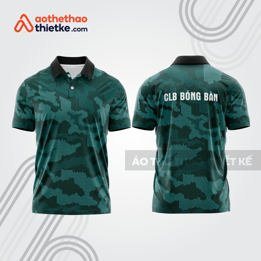 Mẫu thiết kế áo thun có cổ thi đấu bóng bàn bb1299