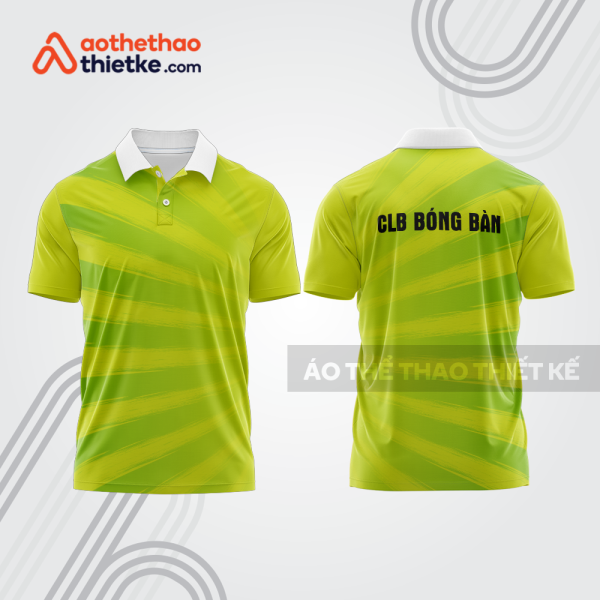 Mẫu thiết kế áo thun có cổ thi đấu bóng bàn bb1300