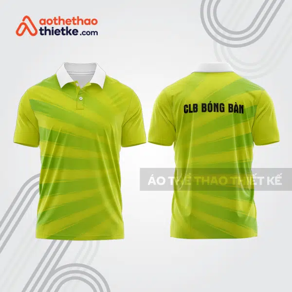 Mẫu thiết kế áo thun có cổ thi đấu bóng bàn bb1300
