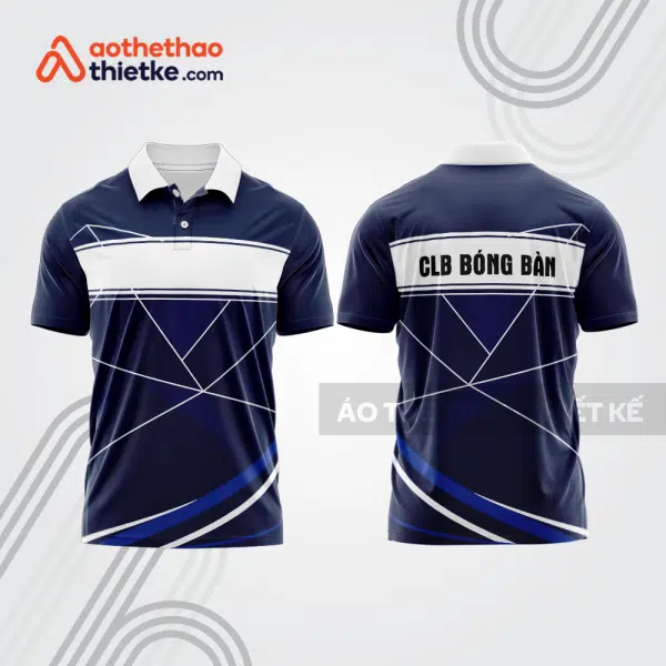 Mẫu thiết kế áo thun có cổ thi đấu bóng bàn bb1301