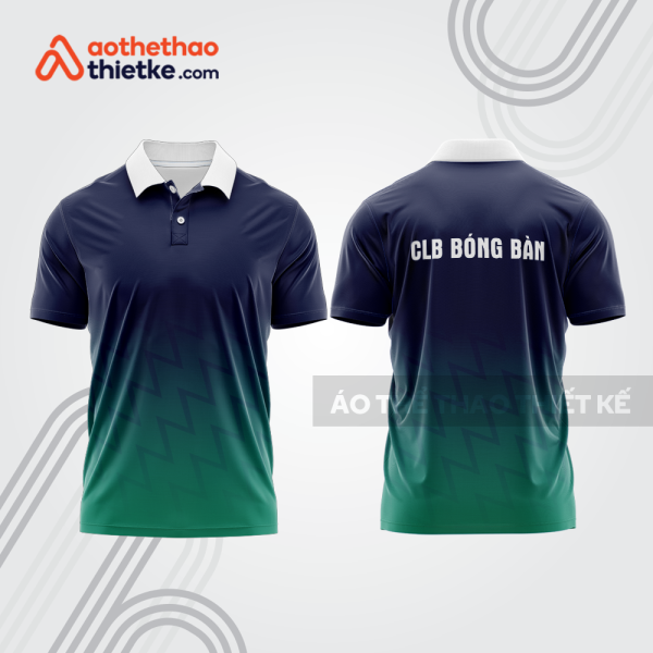 Mẫu thiết kế áo thun có cổ thi đấu bóng bàn bb1305