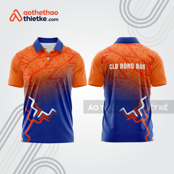 Mẫu thiết kế áo thun có cổ thi đấu bóng bàn bb1308