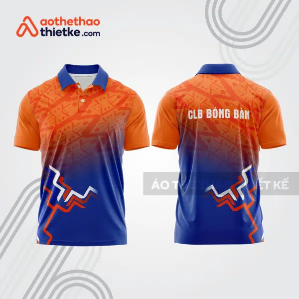 Mẫu thiết kế áo thun có cổ thi đấu bóng bàn bb1308