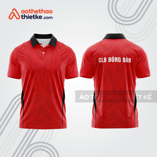 Mẫu thiết kế áo thun có cổ thi đấu bóng bàn bb1315