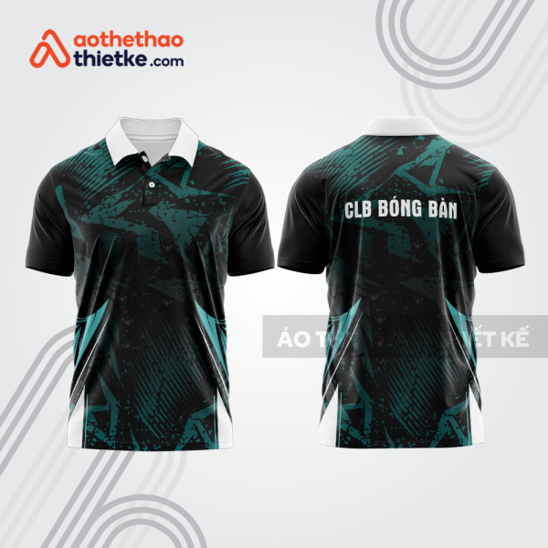 Mẫu thiết kế áo thun có cổ thi đấu bóng bàn bb1320