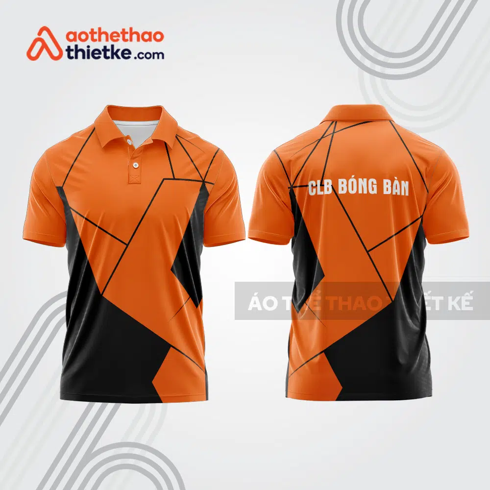 Mẫu thiết kế áo thun có cổ thi đấu bóng bàn bb1321