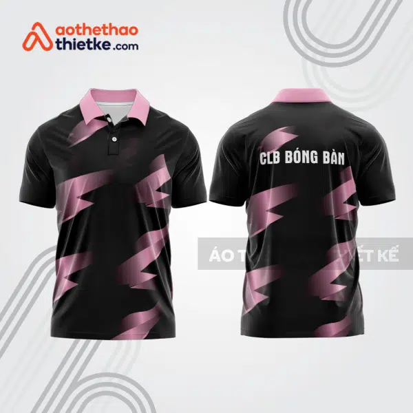 Mẫu thiết kế áo thun có cổ thi đấu bóng bàn bb1322