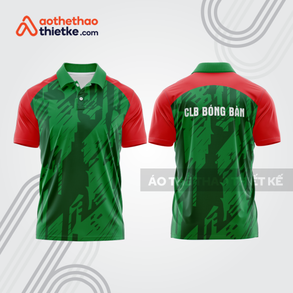 Mẫu thiết kế áo thun có cổ thi đấu bóng bàn bb1323